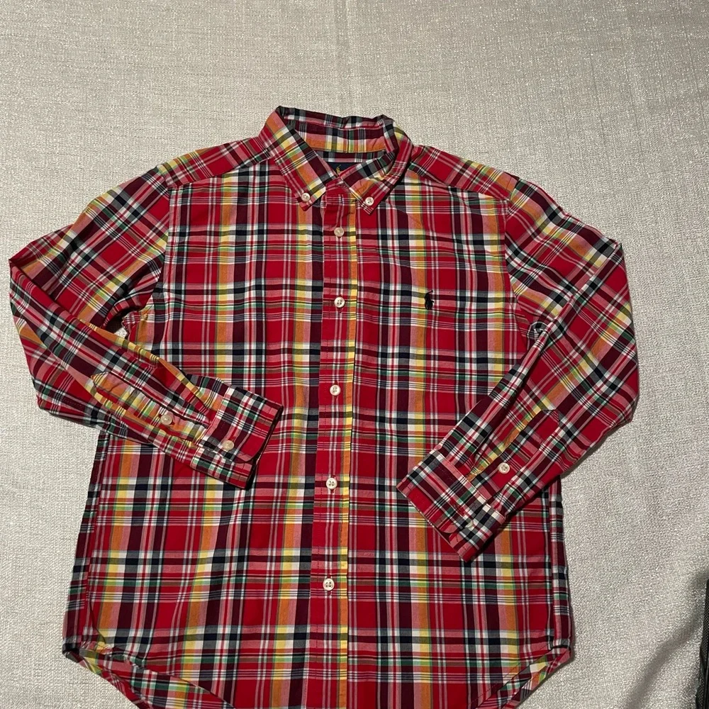 Ralph Lauren Colorful Plaid Shirt